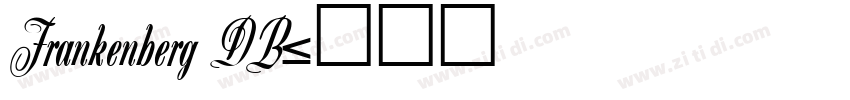 Frankenberg DB字体转换